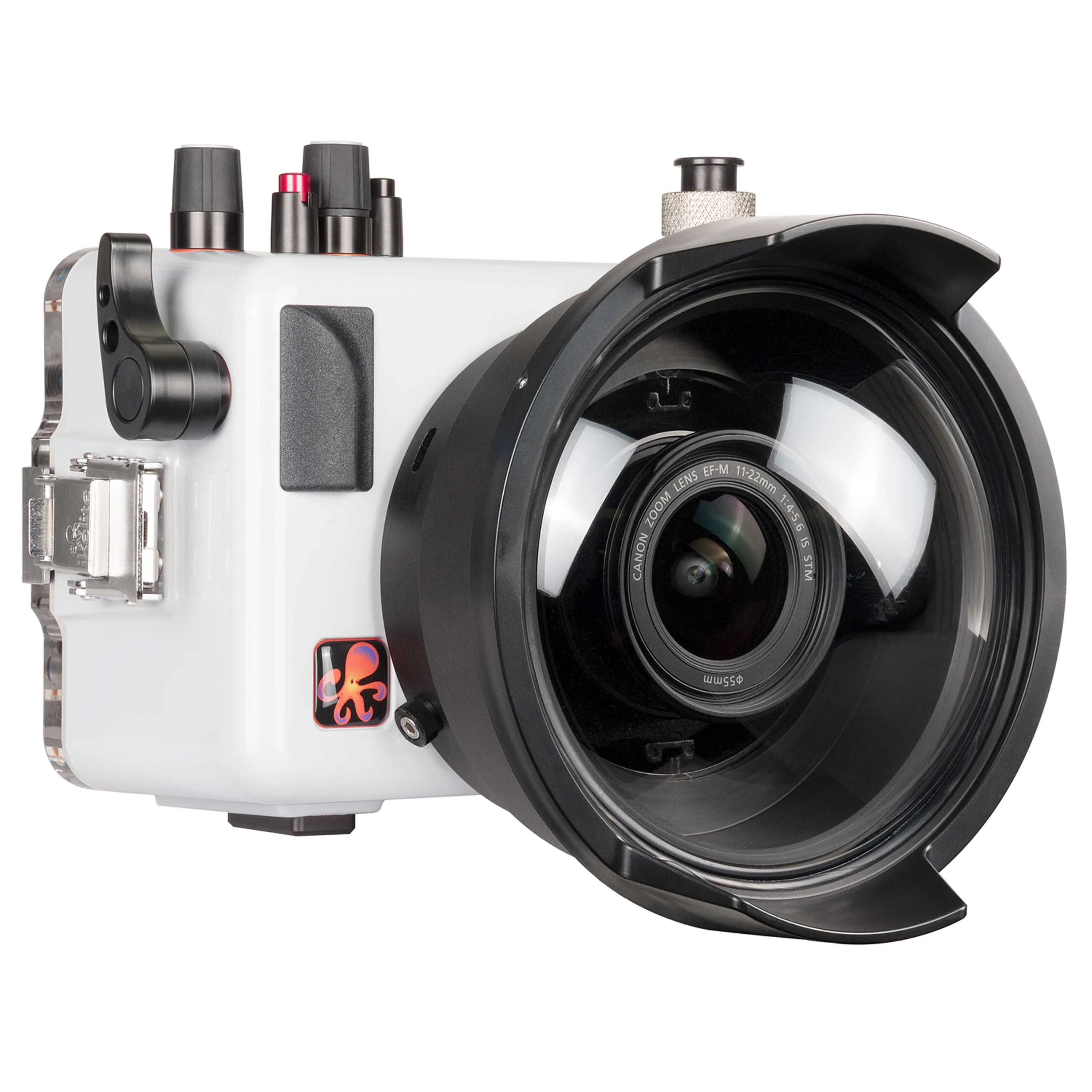 200DLM/A Underwater TTL Housing for Canon EOS M50, Kiss M Mirrorless Digital Cameras