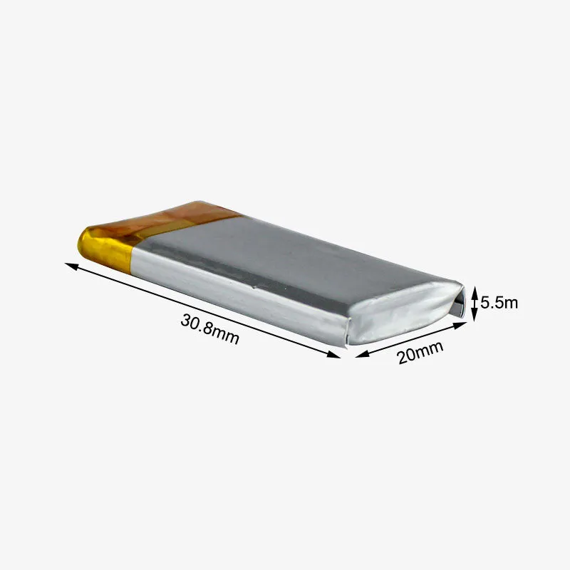 3.7V 480mAH Li-Po Rechargeable Battery (KP 502030)