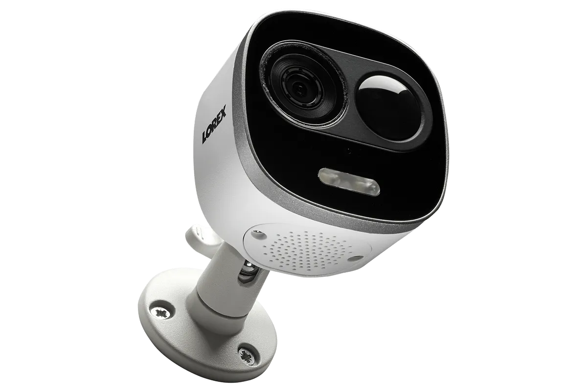 2-Pack 4K Active Deterrence Security Cameras - High-Definition Surveillance System with Smart Alerts and Night Vision