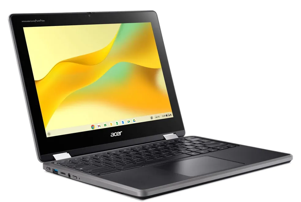 Acer Chromebook, Intel N100, 8 GB RAM, 64 GB eMMC, 12" Inch Touchscreen HD  Display, ChromeOS, Black