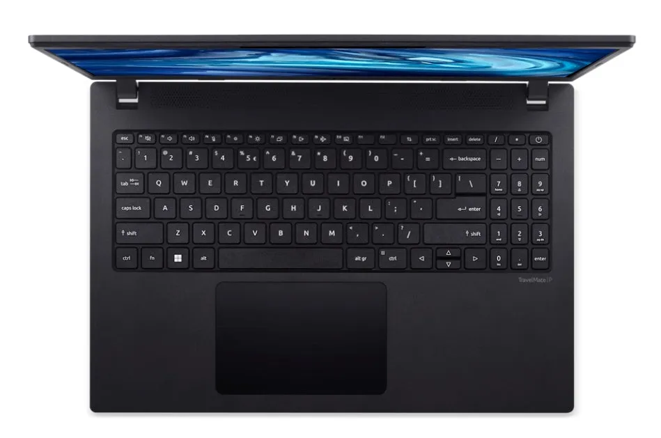 Acer TravelMate P2 Laptop, Intel Core i5-1235U, 8 GB RAM, 256 GB SSD, 15.6" Inch FHD Display, Win 10 Pro, Black