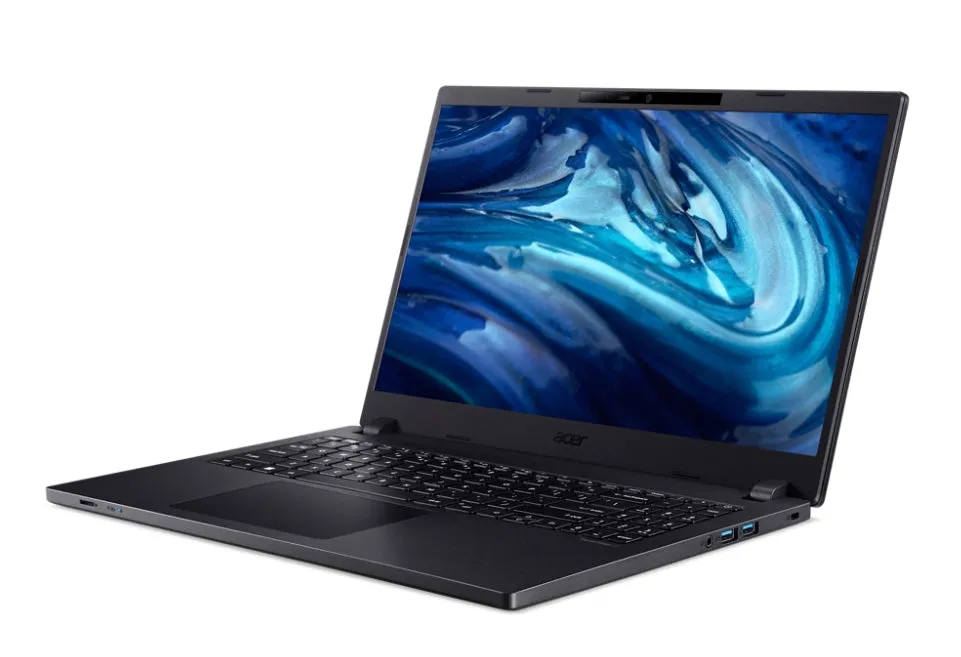 Acer TravelMate P2 Laptop, Intel Core i5-1235U, 8 GB RAM, 256 GB SSD, 15.6" Inch FHD Display, Win 10 Pro, Black