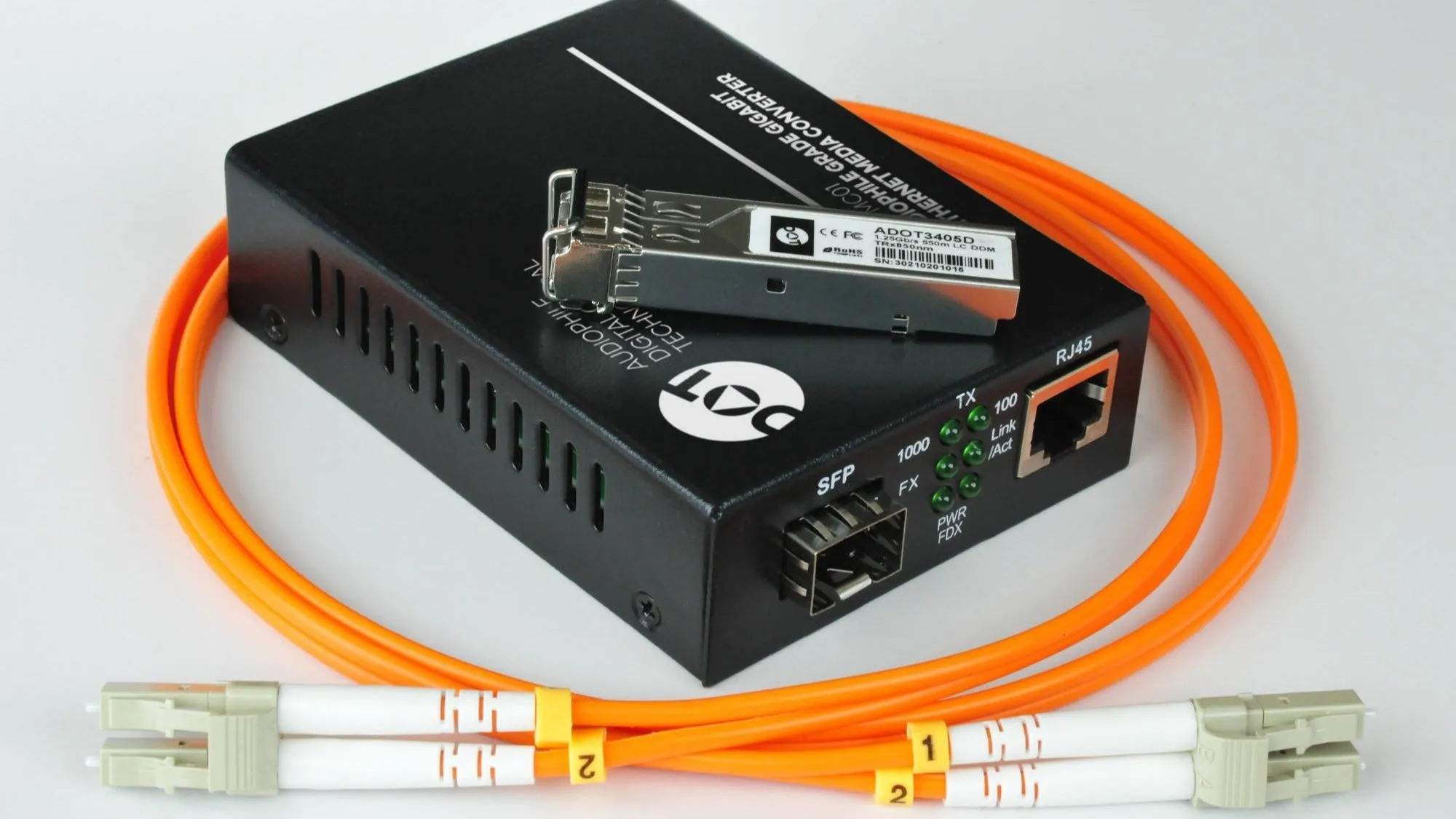 ADOT Fibre Optic Gigabit Network Conversion Kit - MC01/MC02/MC03