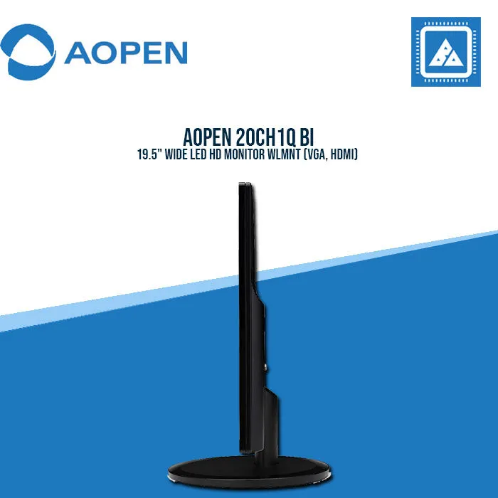 AOPEN 20CH1Q BI 19.5" WIDE LED HD MONITOR WLMNT (VGA, HDMI)