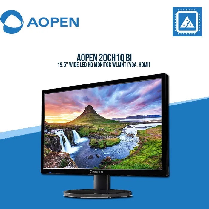 AOPEN 20CH1Q BI 19.5" WIDE LED HD MONITOR WLMNT (VGA, HDMI)