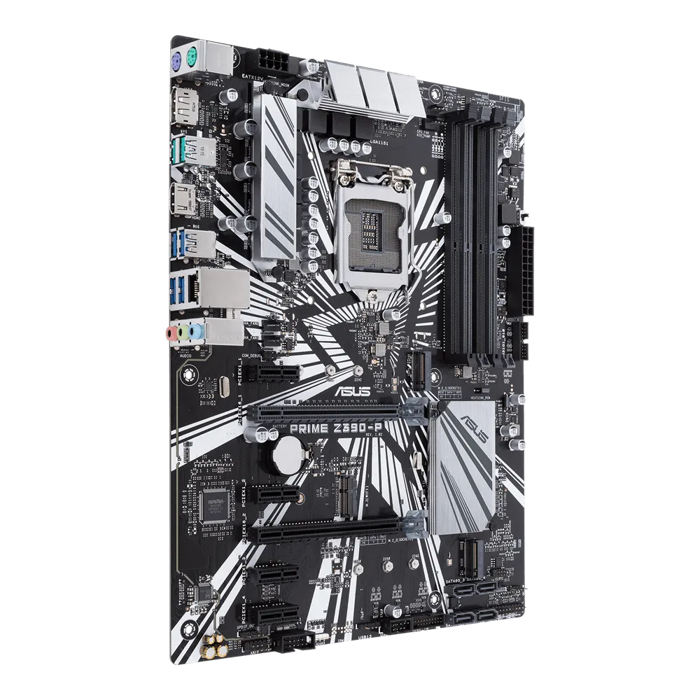 ASUS PRIME Z390-P Intel Z390 LGA1151 ATX ddr4 4266MHz Dual M.2 HDMI USB3.1 Gen2