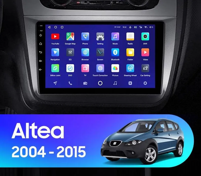 Car Dealz 10.2" Android 10.0 For Seat Altea 5P 2004 - 2015 In Dash Plus OEM Fascia