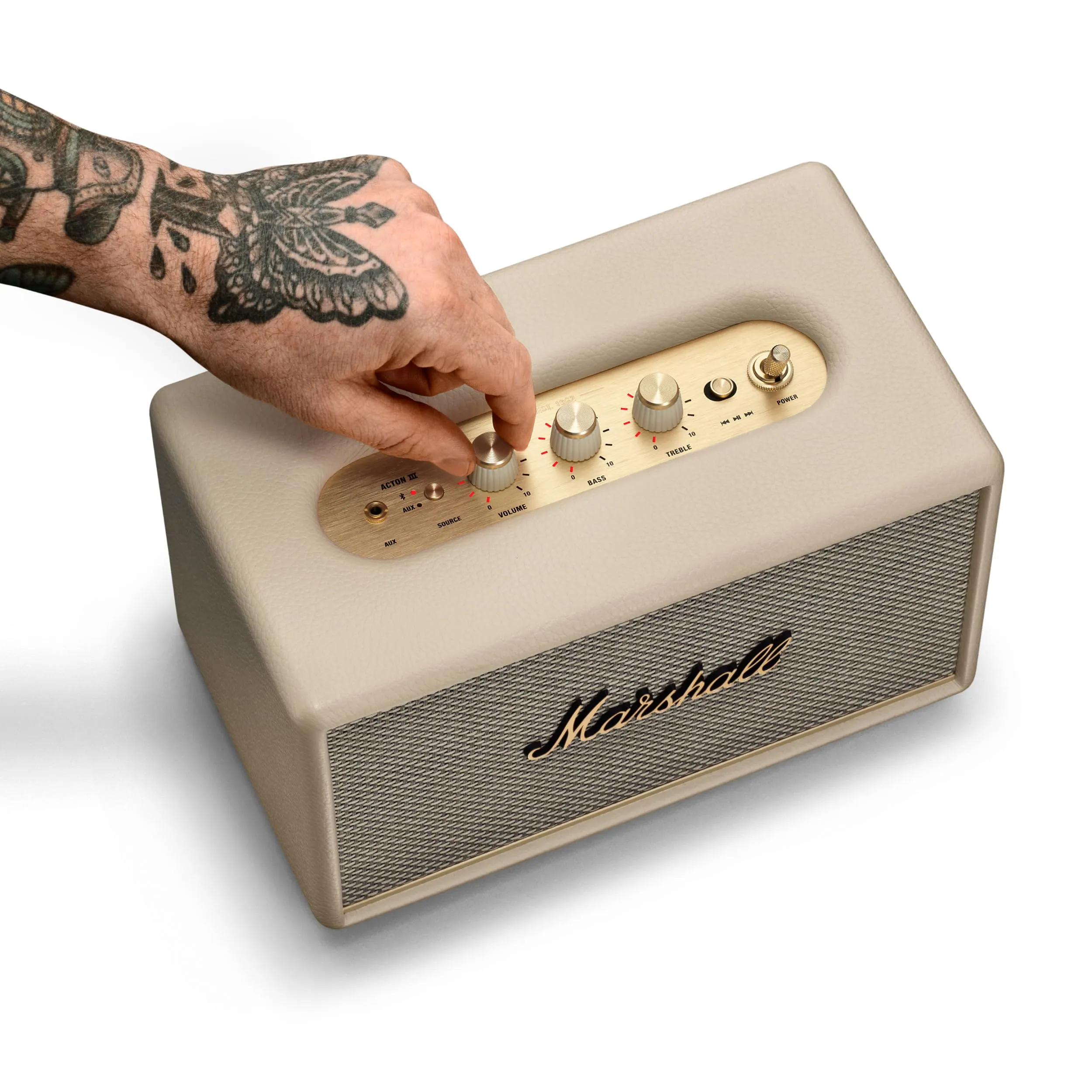 Certified Refurbished - Marshall Acton III Bluetooth Speaker (Cream)