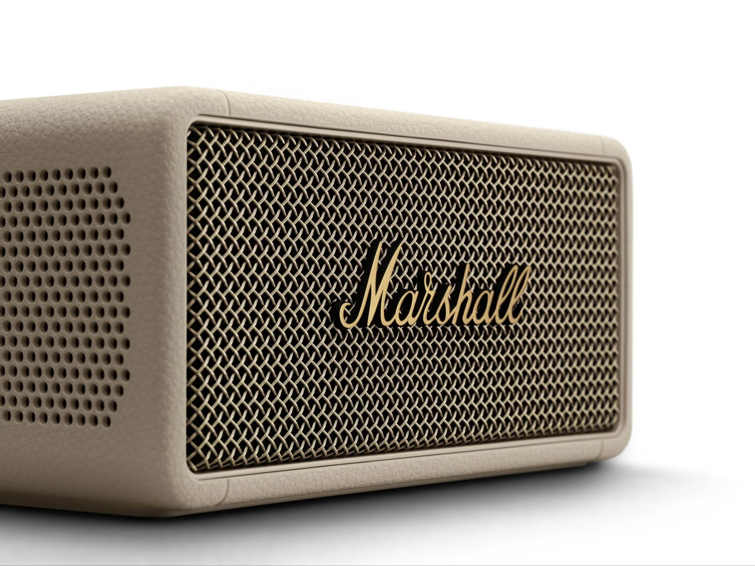 Certified Refurbished - Marshall Middleton Portable Bluetooth Speaker - Cream