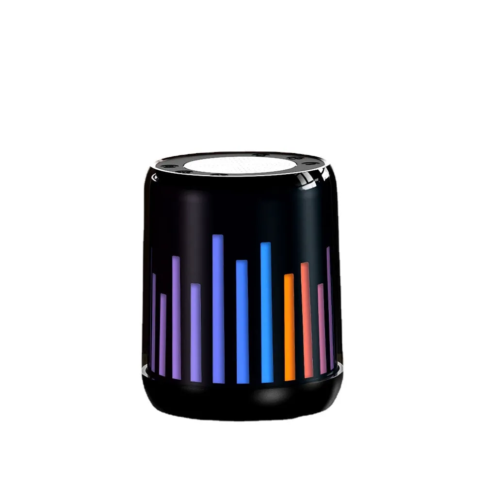 Colorful Beam Wireless Bluetooth Speaker Color Light Card Subwoofer Mini Portable Small Speaker