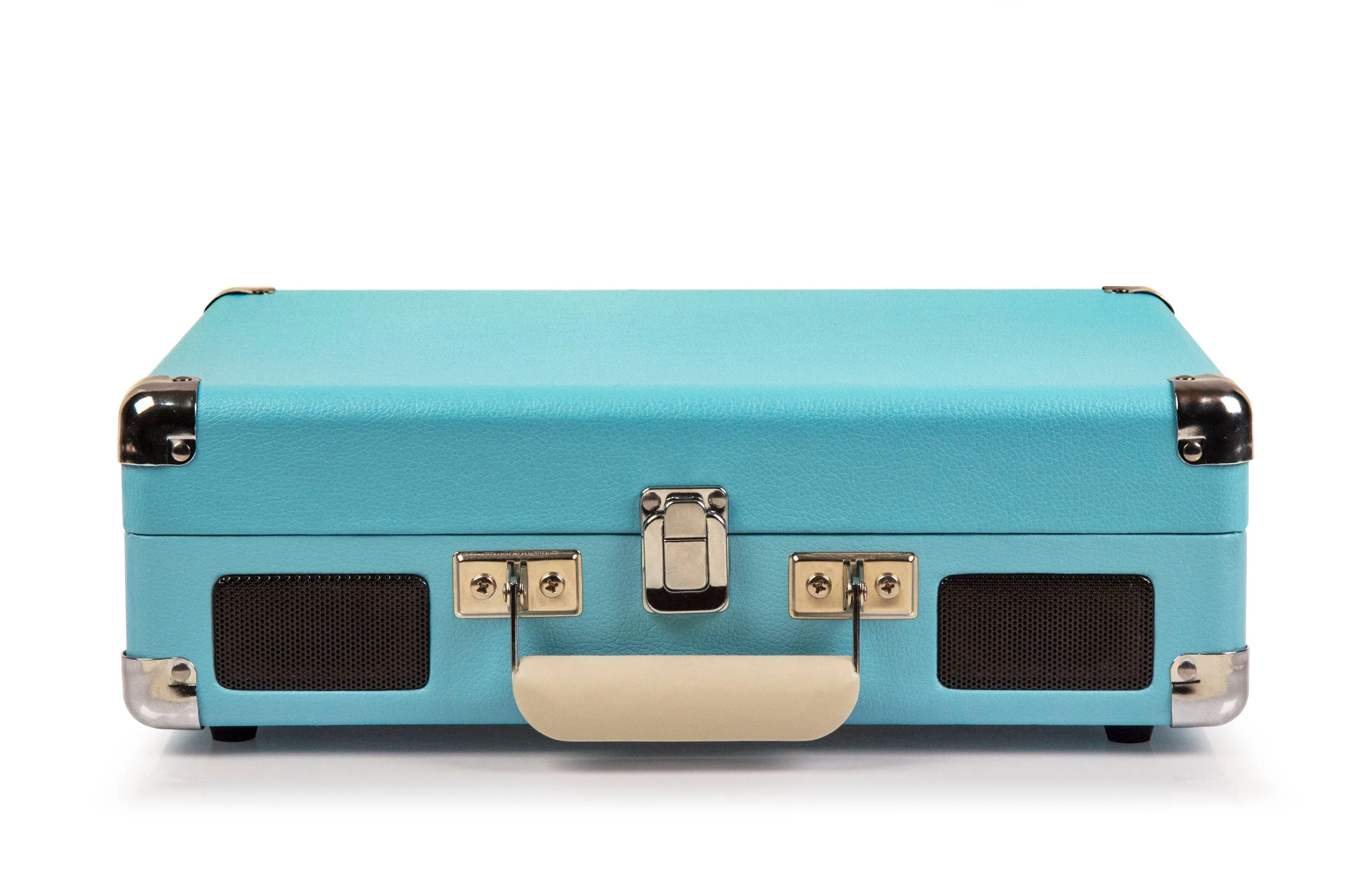 Crosley Cruiser Bluetooth Portable Turntable - Turquoise   Crosley Entertainment Stand Bundle