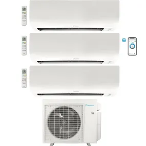 Daikin 3-Zone Wall Mounted Ductless Mini-Split 36,000 BTU Heat Pump Air Conditioner 12K   12K   12K - 20 SEER2 R32 Wi-Fi Enabled