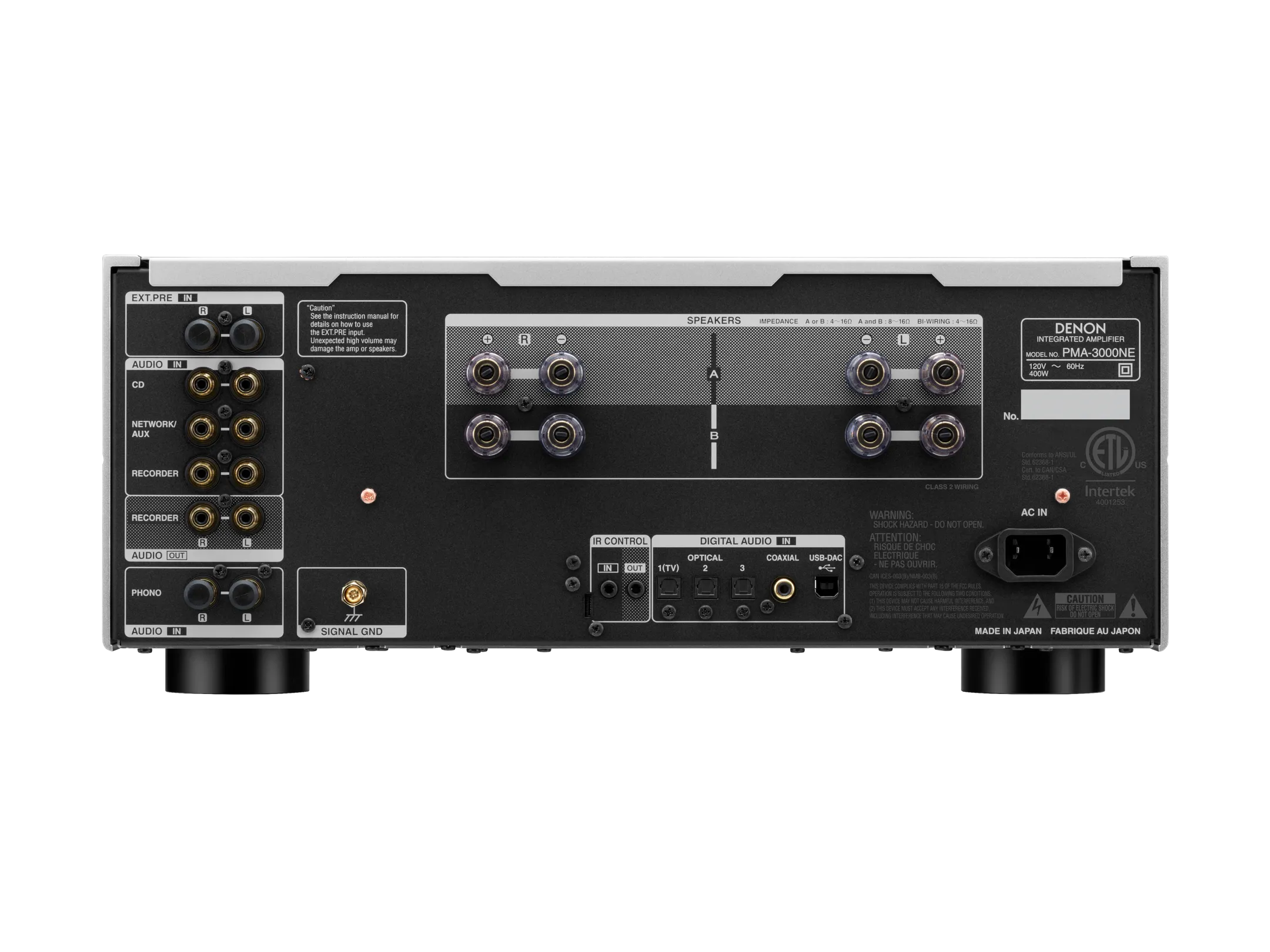 Denon PMA-3000NE 2 Channel 160W Integrated Amplifier with MM/MC Phono Stage