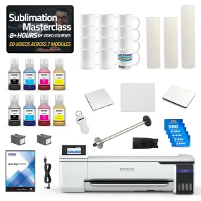 Epson SureColor F570 24" Pro Sublimation Printer Basic Blanks Bundle