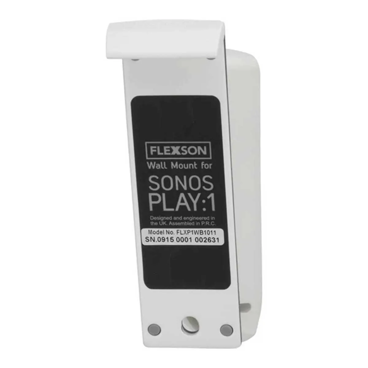 Flexson Wall Mount For Sonos Play:1 With Installation Hardware (Pair, White)