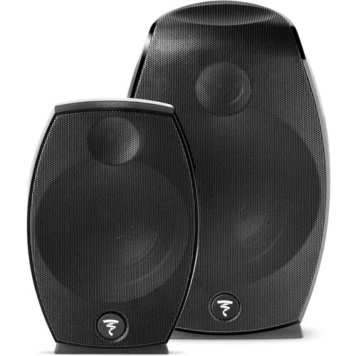 Focal FOACPASIBA0B000 Evo Dolby Atmos 2-Way Bookshelf Speaker with Height Channel