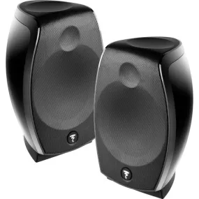 Focal FOACPASIBA0B000 Evo Dolby Atmos 2-Way Bookshelf Speaker with Height Channel