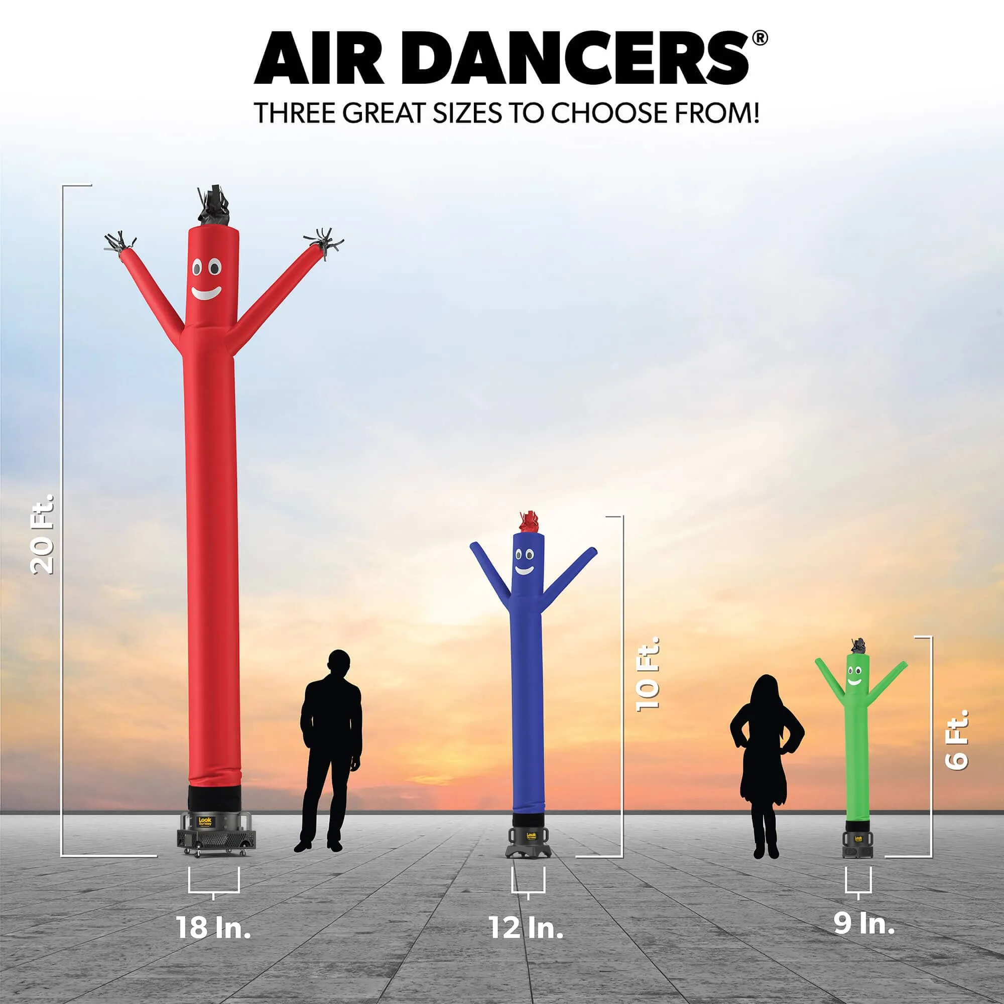 Ghost Air Dancers® Inflatable Tube Man