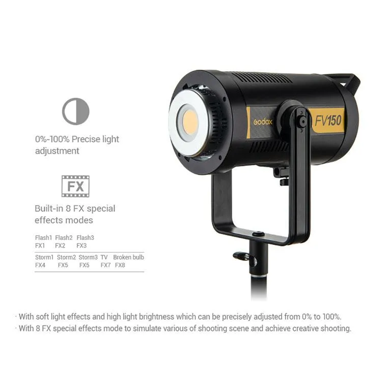 Godox FV150 Hybrid Continuous LED Light and HSS Flash