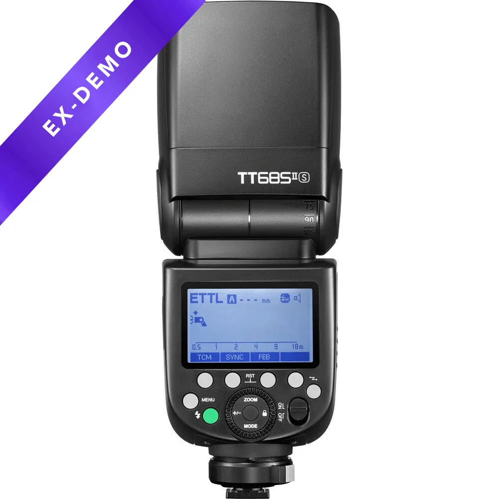 Godox TT685S II 2.4GHz ADI/P-TTL Flash for Sony Cameras (DEMO STOCK)