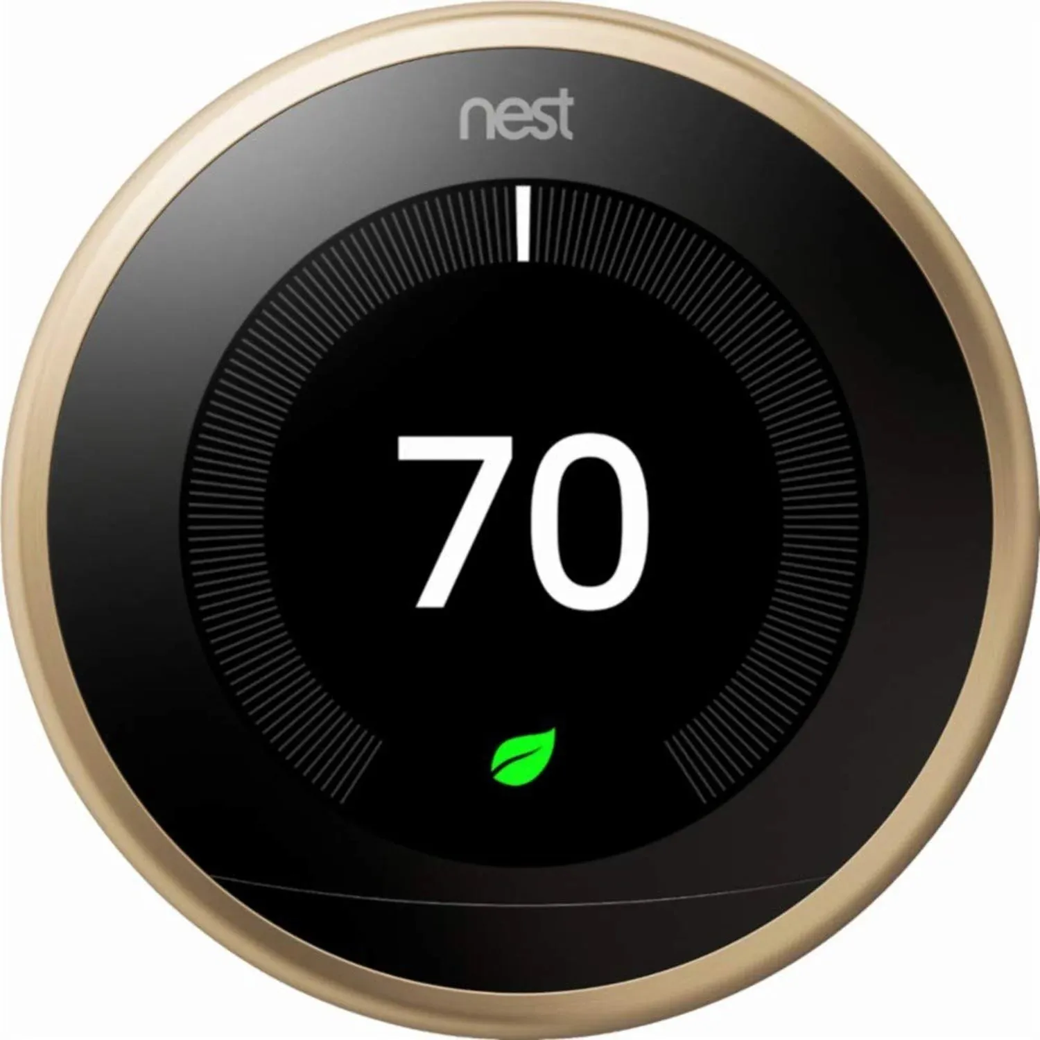 Google Nest Learning Thermostat - Programmable Smart Thermostat for Home - 3rd Generation Nest Thermostat - Works with Alexa