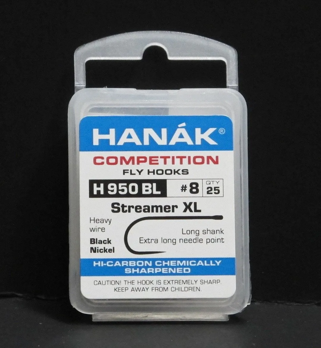 Hanak Hooks Model 950 Streamer XL 25 Pack