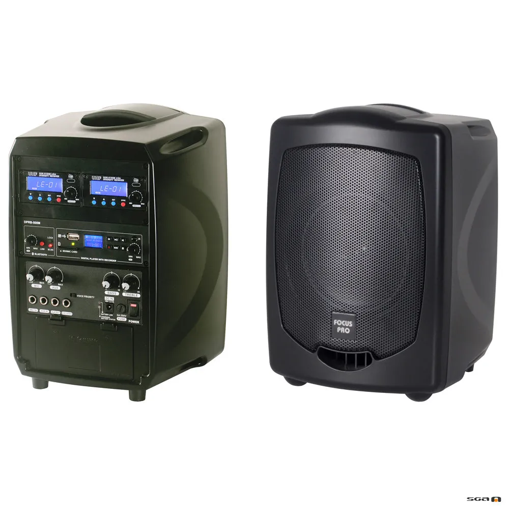 Hire - Sports Package 6.5" Portable Battery PA with Horn Speakers