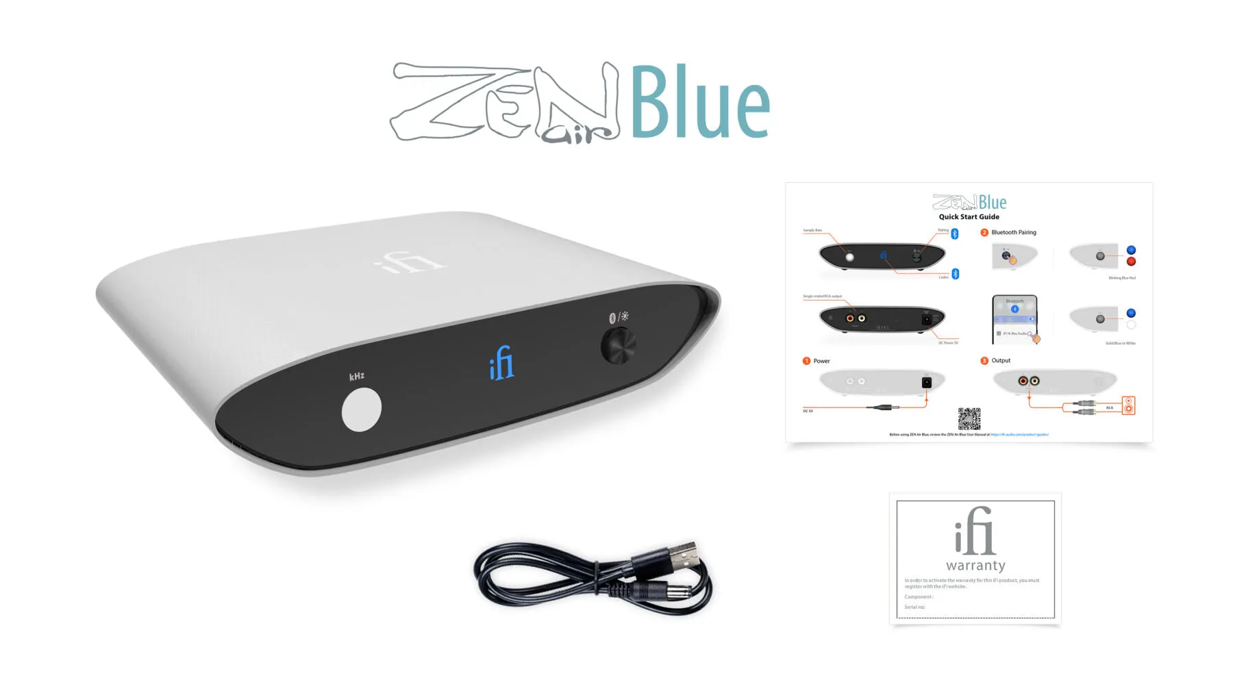 iFi Audio Zen Air Blue - Bluetooth Receiver