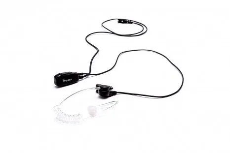 Impact Silver Series 1-Wire Surveillance Kit for Two-Way Radio with Acoustic Tube VY6-S1W-AT3