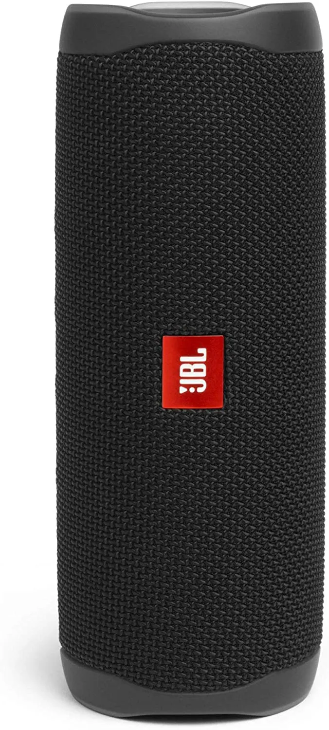 JBL Flip 5 Portable Waterproof Bluetooth Speaker with Hybrid Carrying Case (Black)