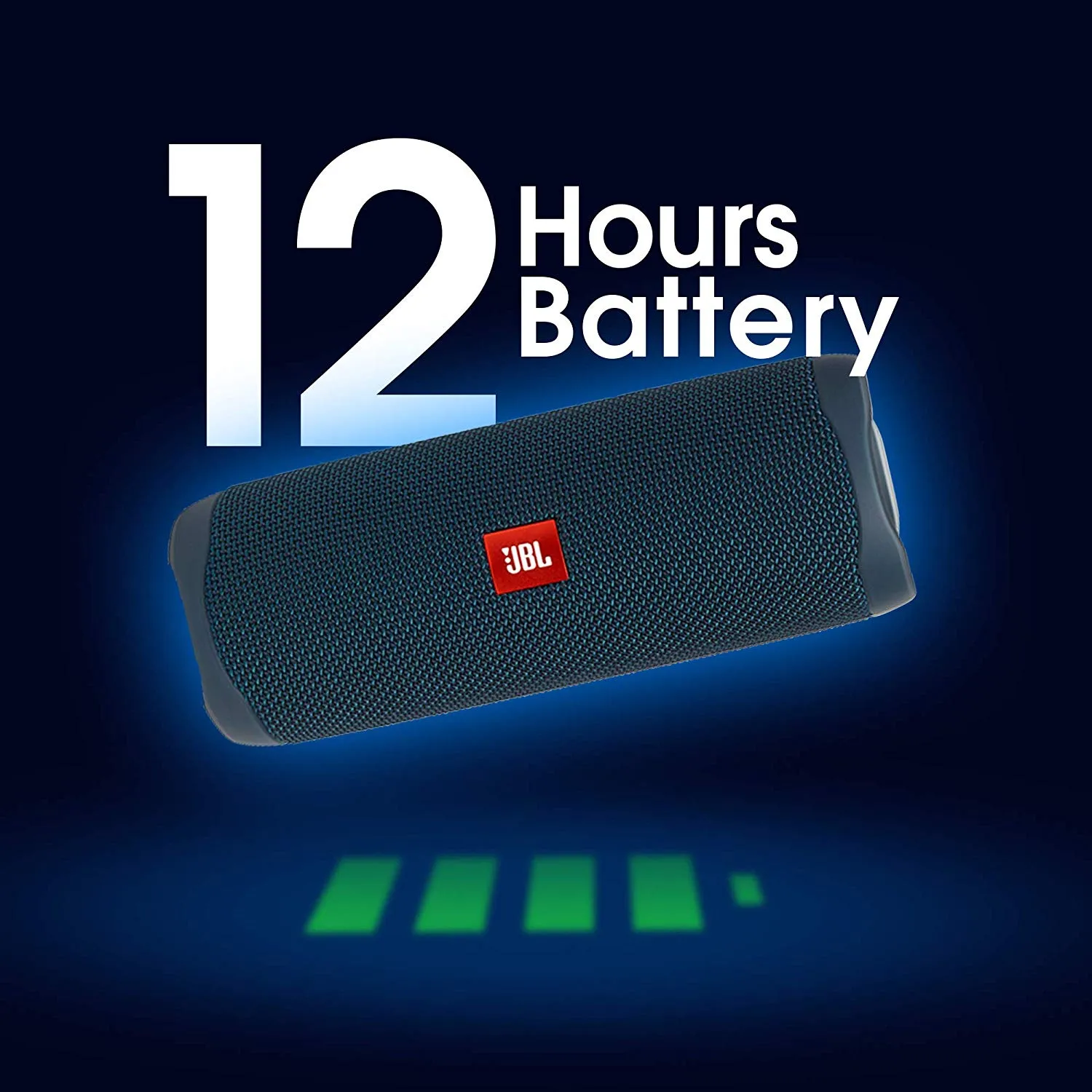 JBL Flip 5 Portable Waterproof Bluetooth Speaker with Hybrid Carrying Case (Blue)