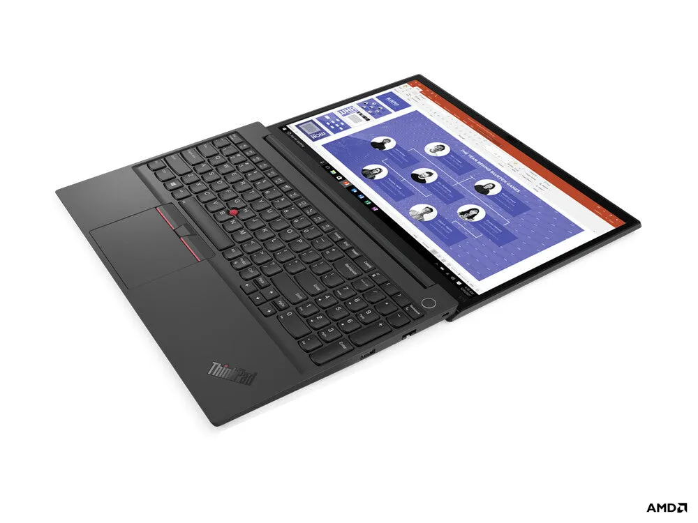 Lenovo ThinkPad E15 AMD Ryzen™ 5 5500U Laptop 39.6 cm (15.6") Full HD 8 GB DDR4-SDRAM 256 GB SSD Wi-Fi 6 (802.11ax) Windows 11 Pro Black