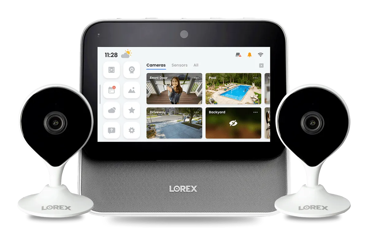 Lorex Smart Home Security Center with Indoor Security Cameras