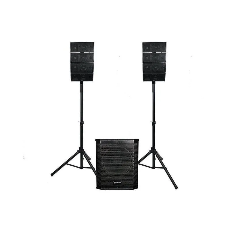 LRX-448: Portable Line Array Speaker With 12" Subwoofer