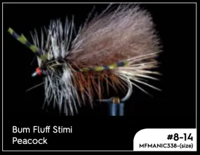 Manic Bumfluff Stimulator Peacock