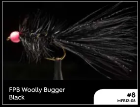 Manic Fpb Woolly Bugger Black - #8