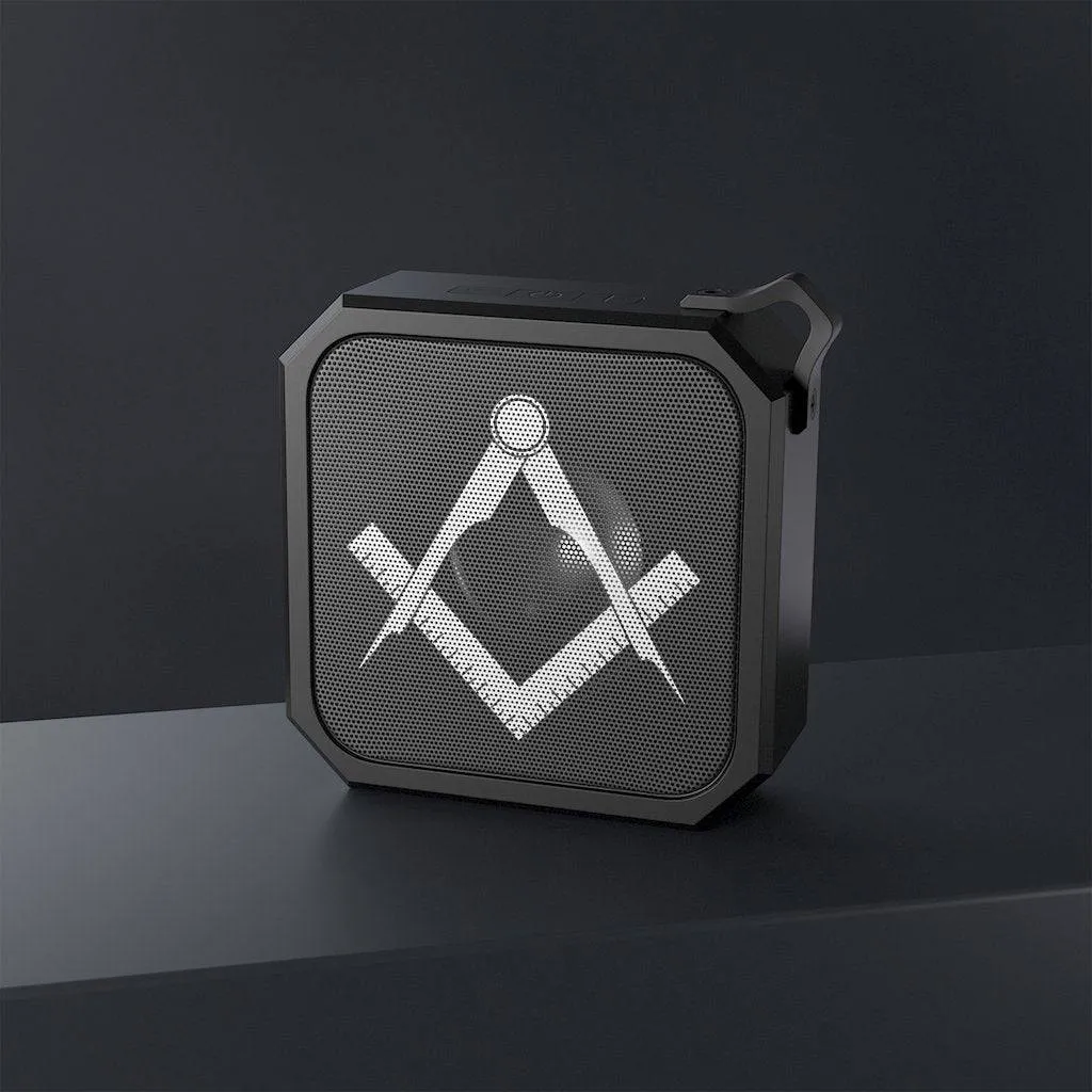 Master Mason Blue Lodge Bluetooth Speaker - Black with Square & Compass