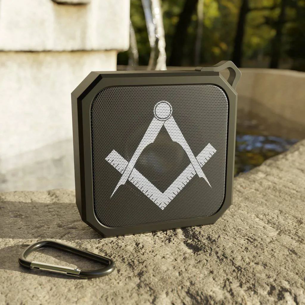 Master Mason Blue Lodge Bluetooth Speaker - Black with Square & Compass