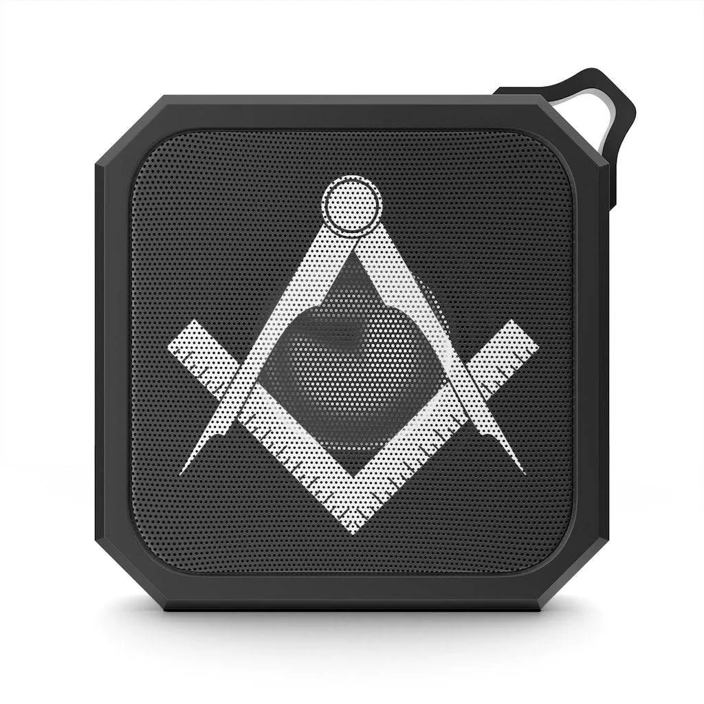 Master Mason Blue Lodge Bluetooth Speaker - Black with Square & Compass