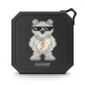 Ninja Dragons Teddy Bear Retro Pixel Waterproof Bluetooth Speaker