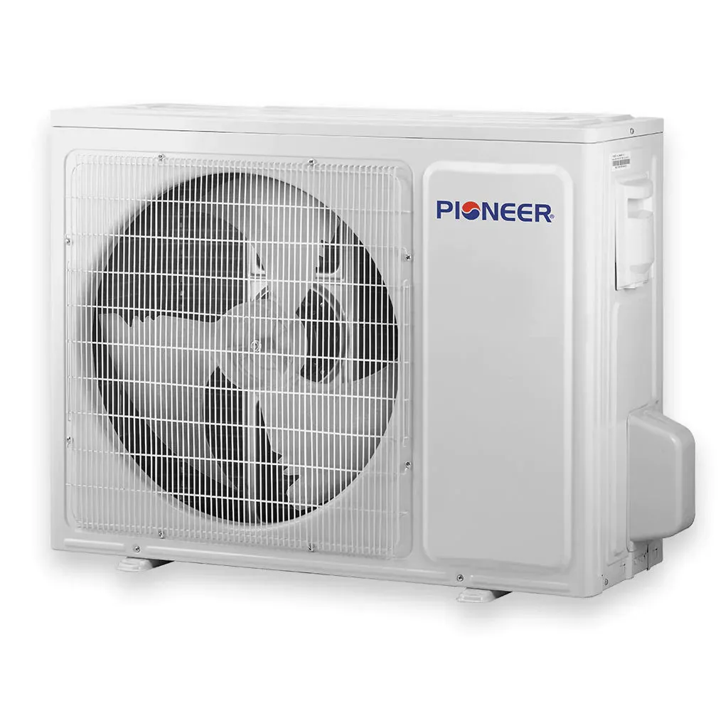 Pioneer® Hyperformance™ 18,000 BTU 20.5 SEER2 Ductless Mini Split Inverter   Wi-Fi Enabled Air Conditioner Hyper Heat Pump Full Set 230V