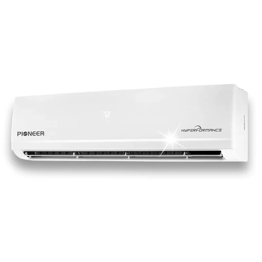 Pioneer® Hyperformance™ 18,000 BTU 20.5 SEER2 Ductless Mini Split Inverter   Wi-Fi Enabled Air Conditioner Hyper Heat Pump Full Set 230V