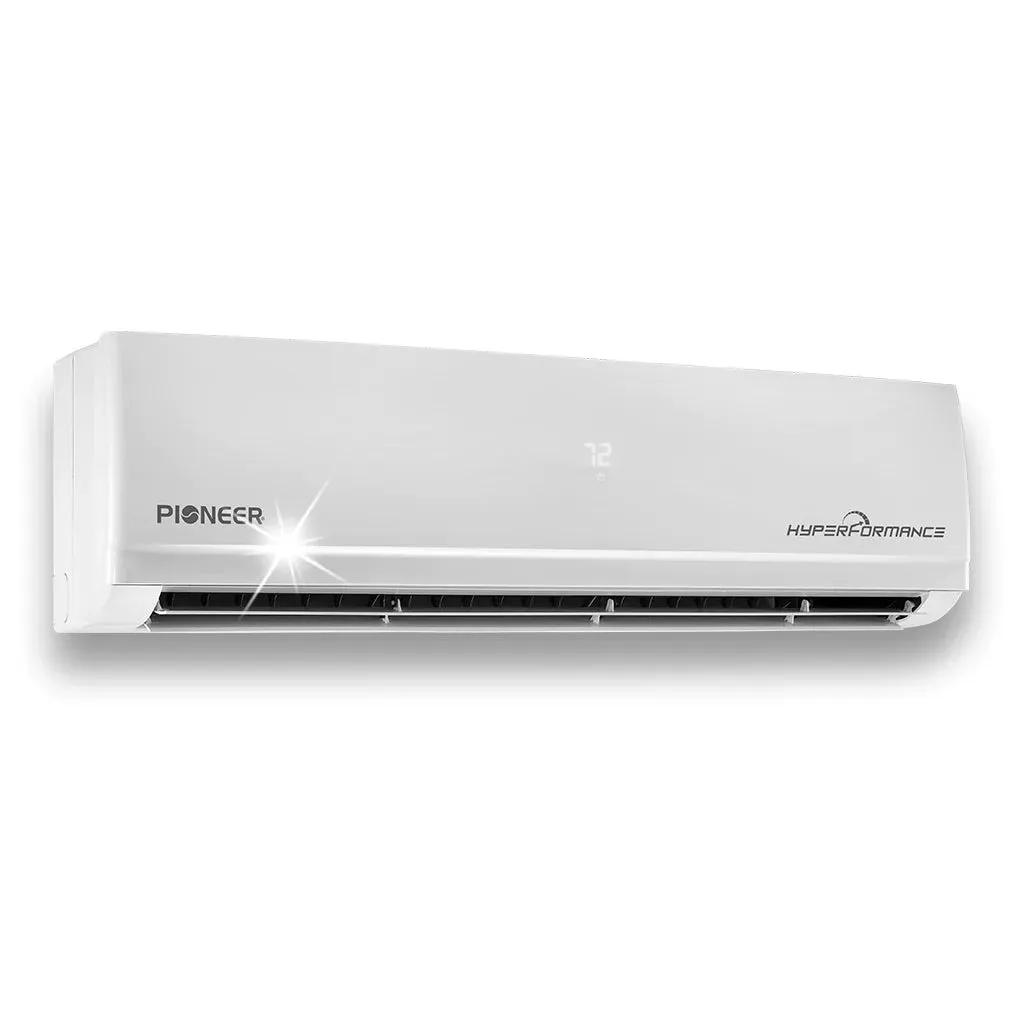 Pioneer® Hyperformance™ 18,000 BTU 20.5 SEER2 Ductless Mini Split Inverter   Wi-Fi Enabled Air Conditioner Hyper Heat Pump Full Set 230V