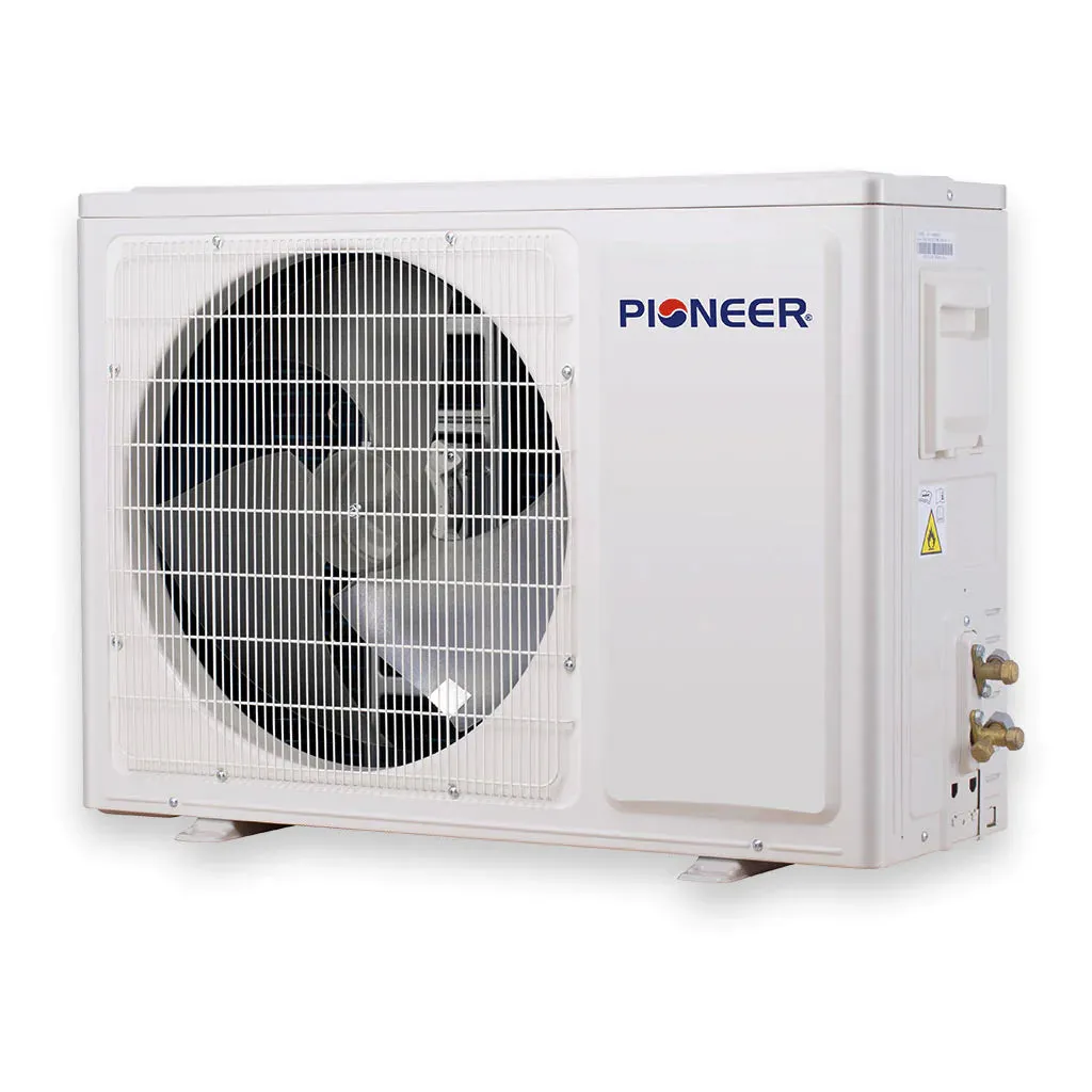 Pioneer® Hyperformance™ 9,000 BTU 25.5 SEER2 Ductless Mini Split Inverter   Wi-Fi Enabled Air Conditioner Hyper Heat Pump Full Set 230V