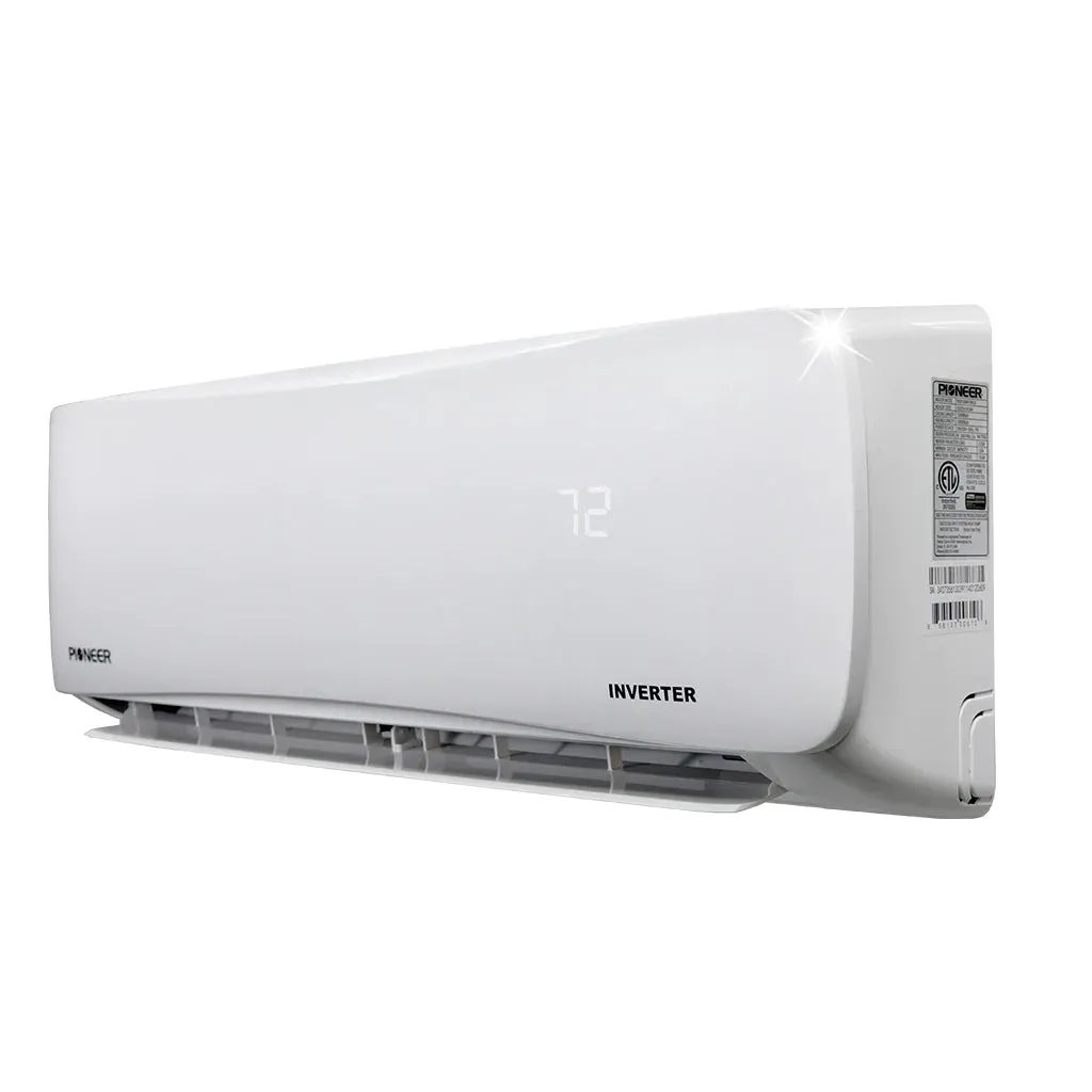 Pioneer® Multi Zone 24,000 BTU Quantum Series Wall Mount Indoor Section Split Inverter   Air Conditioner Heat Pump 230V