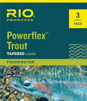 Rio Powerflex Trout Leaders - 3 pack