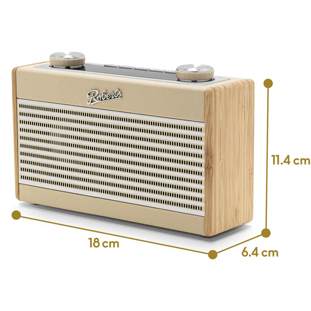 Roberts Rambler Uno DAB DAB  FM RDS Bluetooth Digital Radio Pastel Cream