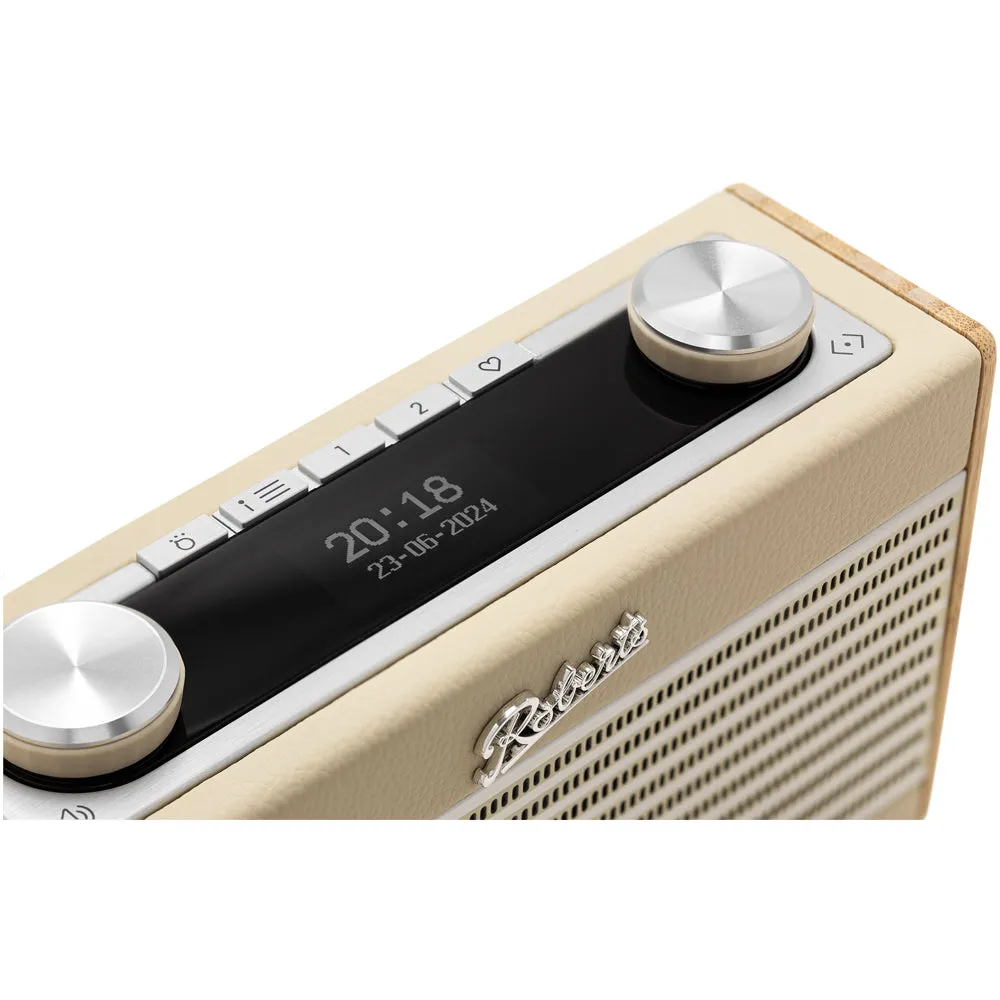 Roberts Rambler Uno DAB DAB  FM RDS Bluetooth Digital Radio Pastel Cream