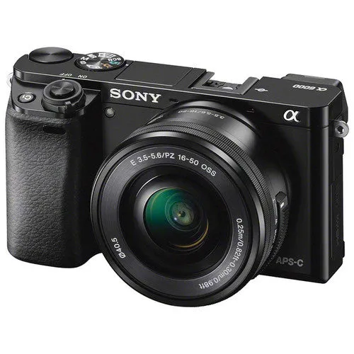 Sony Alpha a6000 Mirrorless Digital Camera with 16-50mm Lens Black