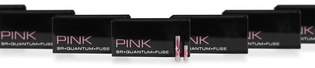 Enhanced Synergistic Research PINK Quantum Audio Fuses – Premium Performance Upgrade